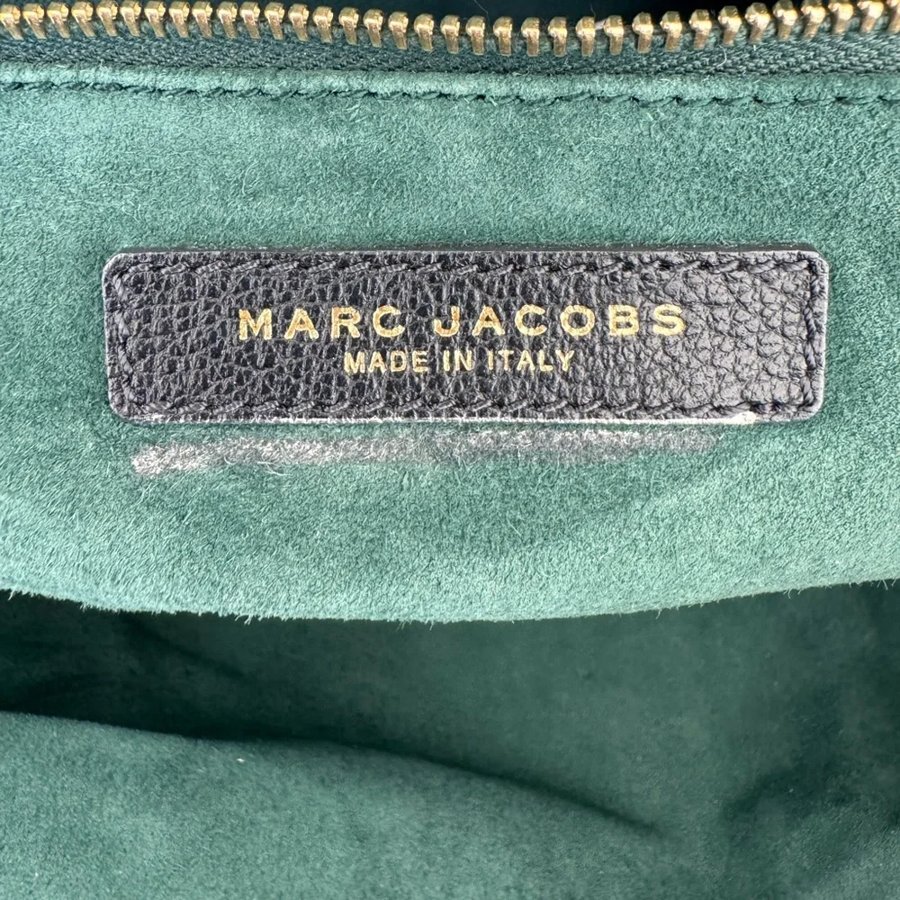 Authentic MARC JACOBS Anthracite Python Capra GM Clutch Shoulder Bag - Picture 10 of 16